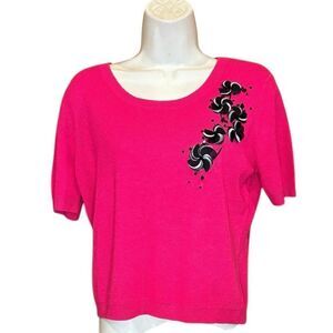 Sachin & Babi Kemeko Sweater in Pink Moss NWT Size Medium